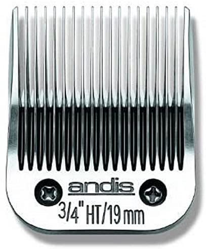 Andis Stainless Steel Pro Quality Grooming Ceramic Edge Clipper Blades Choose Size !(# 3/4 = 19mm)