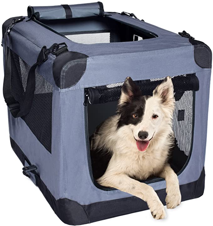 Arf Pets Dog Soft Crate Kennel for Pet Indoor Home & Outdoor Use