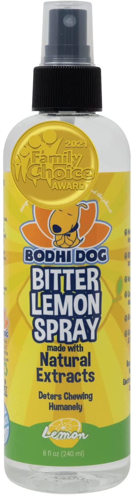 Bodhi Dog Bitter Lemon Spray | Stop Biting and Chewing for Puppies Older Dogs and Cats | Anti Chew Spray Puppy Kitten Training Treatment | 100% Non Toxic | Made in USA