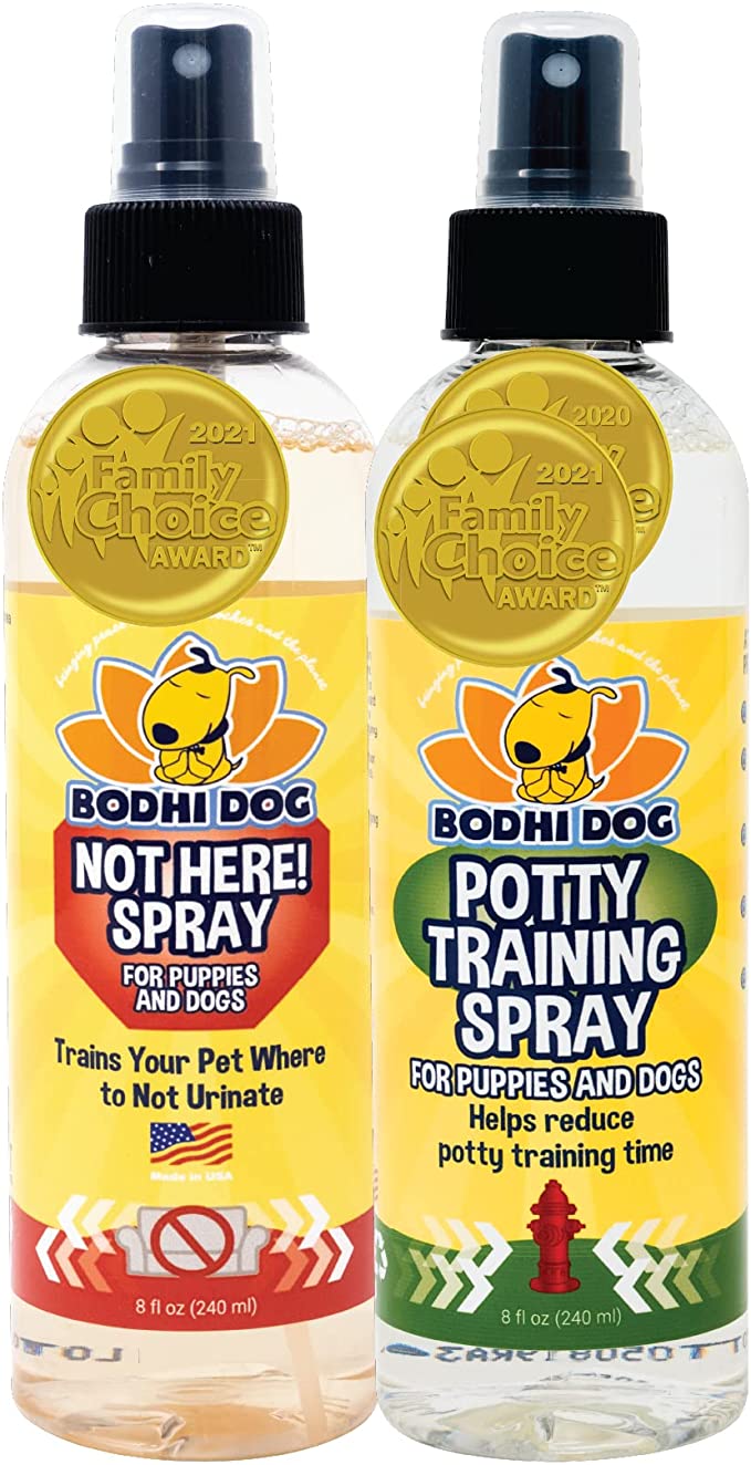 Bodhi Dog House Breaking Spray 8oz + Not Here Spray 8oz Bundle