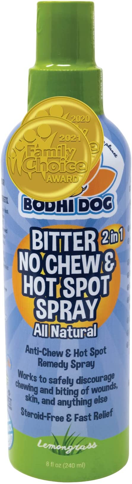 Bodhi Dog New Bitter 2 in 1 No Chew & Hot Spot Spray | All Natural Anti-Chew Remedy