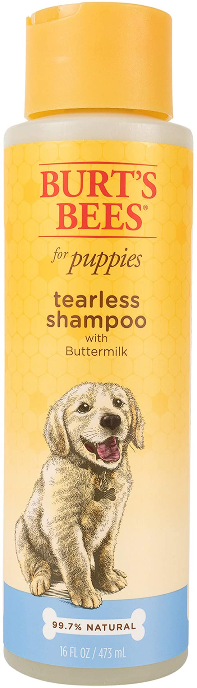 Burt's Bees for Dogs Natural Tearless Puppy Shampoo with Buttermilk - Shampoo for Dogs, Burts Bees for Puppies, Dog Grooming Supplies, Dog Bathing Supplies, Pet Shampoo, Tearless Dog Shampoo