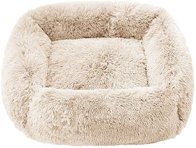 Cat and Dog Bed Square Plush Kennel Pet Sofa Kennel Cat Kennel Cushion Plush Kennel