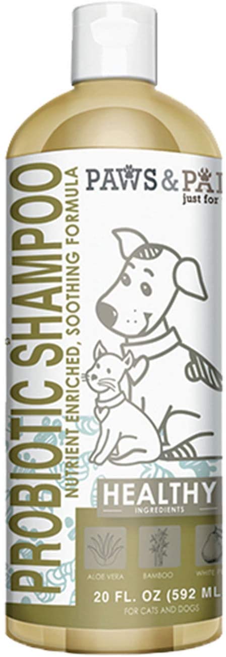 Dog Shampoo for Dry Itchy Skin - Smelly Dogs Cats Probiotic Shampoo & Conditioner Medicated Veterinary Formula Clinical Aloe Vera Pet Wash for Puppy Kitten Kitty Cat Dry Itchy Sensitive Shedding Skin