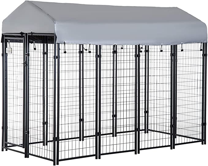F.D.W. Extra Large 8'x4'x6' Outdoor Heavy Duty Playpen Dog Kennel Roof Water-Resistant Cover