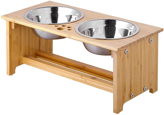 FOREYY Raised Pet Bowls for Cats and Small Dogs