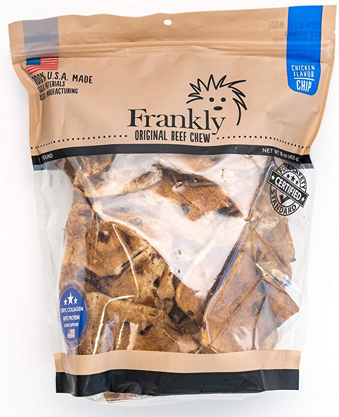 Frankly Pet Nws Frankly Pet Chicken Flavored Beef Chips N/A