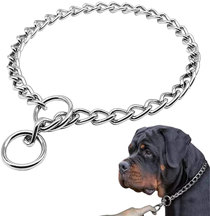 Freezx Dog Choke Collar Slip P Chain - Heavy Chain Dog Titan Training Choke Collars