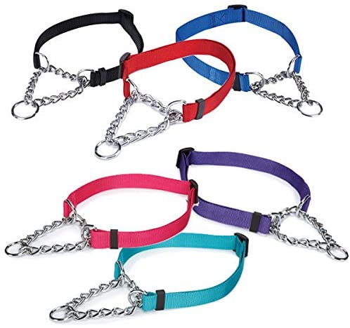 Gaurdian Gear Bulk Martingale Dog Collars with Chains Wholesale Prices Dog Collar Multi Packs(Assorted - 13 to 18 Inch 2 of Each (12 Collars))