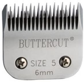 Geib Buttercut Stainless Steel Dog Clipper Blade, Size-5 Skip Tooth, 1/4-Inch Cut Length
