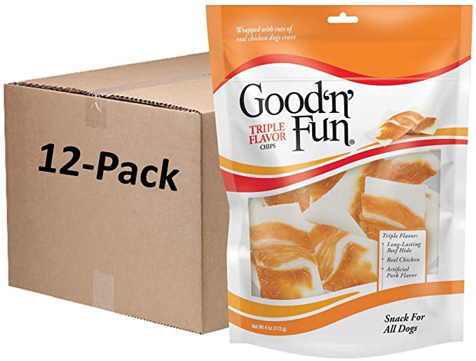 Good'n'Fun Triple Flavor Rawhide Chips with Real Chicken - Chicken