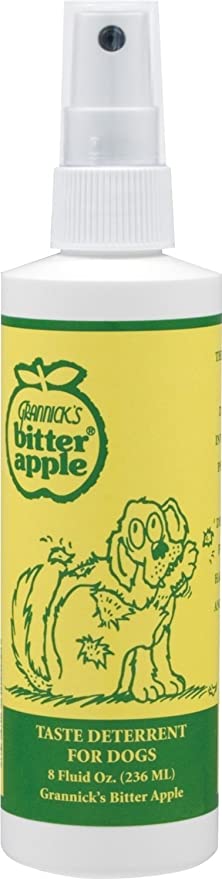 Grannick's Bitter Apple Deterrent for Dogs 8 oz Spray Bottle