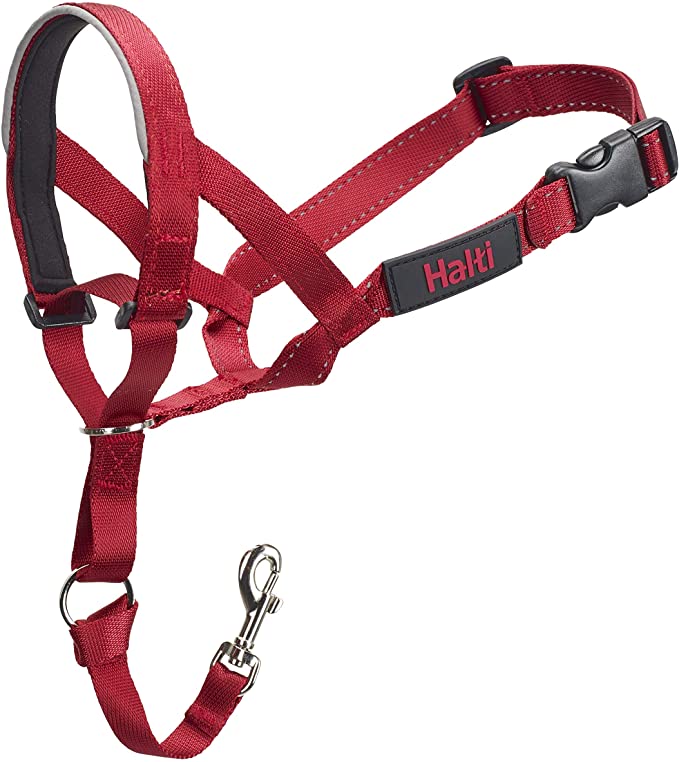 Halti Head Collar, Head Halter Collar for Dogs - Red