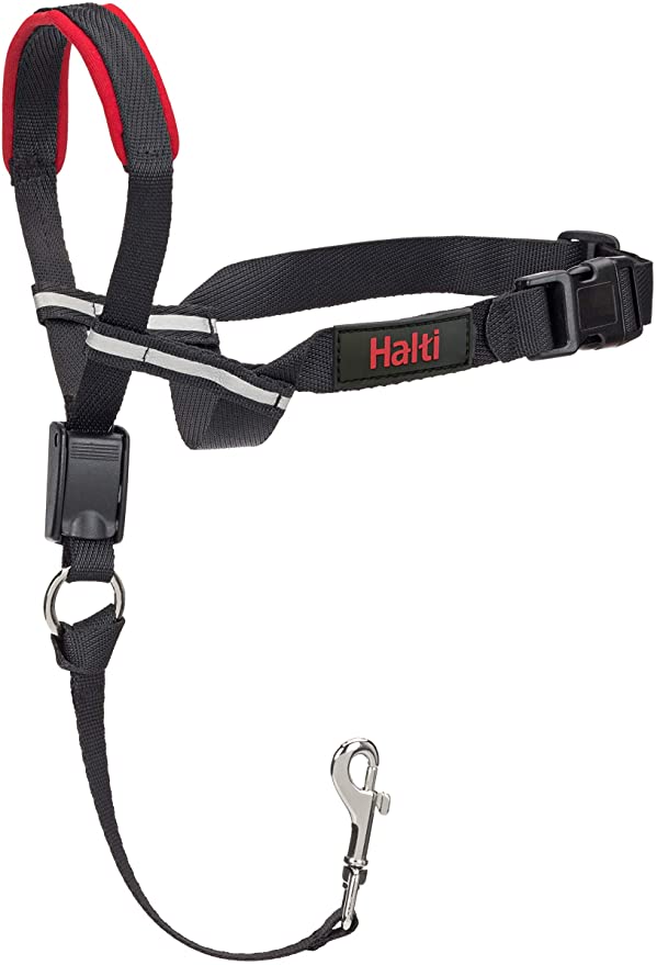 HALTI Optifit Headcollar- No Pull Opti fit Head Collar Dogs, Opti-fit Ideal for Leash Training, Stops Pulling, Comfortable, Adjustable, Humane, Durable, Safe, Effective, 3 Sizes