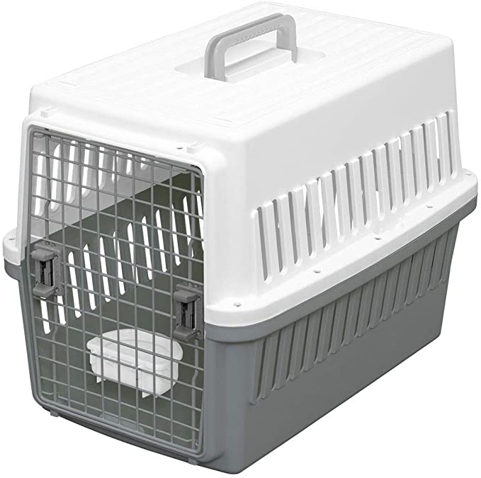 Iris Ohyama Transport case with Removable Trough for Dogs and Cats up to 5 kgs - Air Travel Pet Carrier