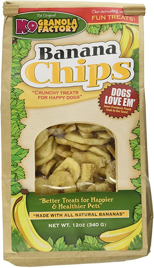 K9 Granola Factory Banana Chips Dog Treats