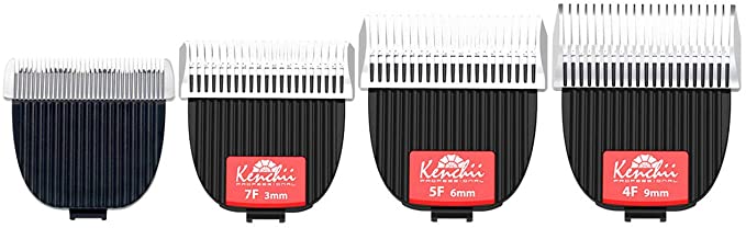 Kenchii Grooming & Beauty - Flash Clipper Blades - Choose Your Size or Set (3F, 4F, 5F, 7F, 4 in 1, Slim Line)