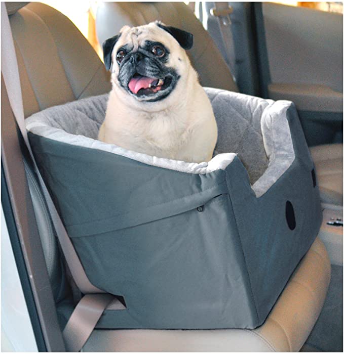 K&H Pet Products Bucket Booster pet Seat Grey 14.5x16.5