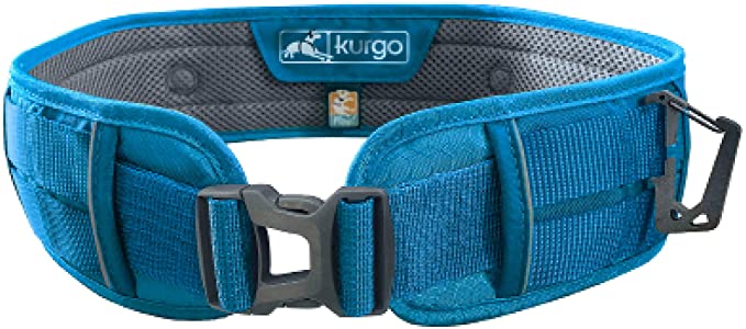 Kurgo RSG Hands-Free Dog Running Belts, Waist Belt for Walking Dogs, Crossbody Style Running Belt, Reflective, for Jogging and Hiking, RSG Utility Belt, RSG Sling Thing