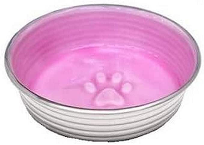 Loving Pets Heart Shaped Bamboo Bowl for Small Dogs and Cats