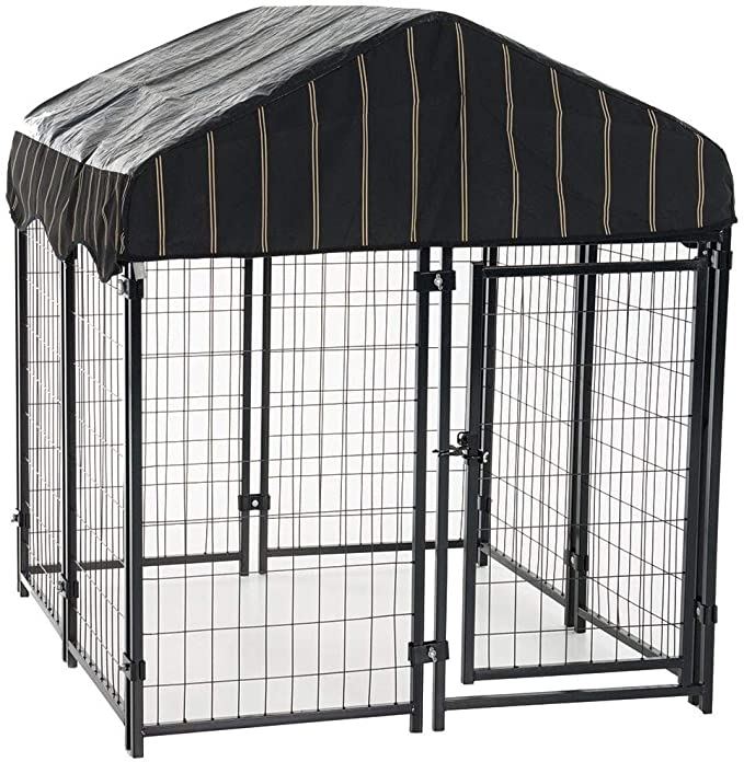 Lucky Dog Pet Resort Kennel with Cover (52"H x 4'W x 4'L)