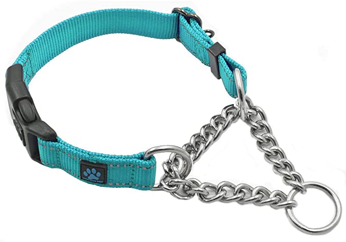 Max and Neo Stainless Steel Chain Martingale Collar