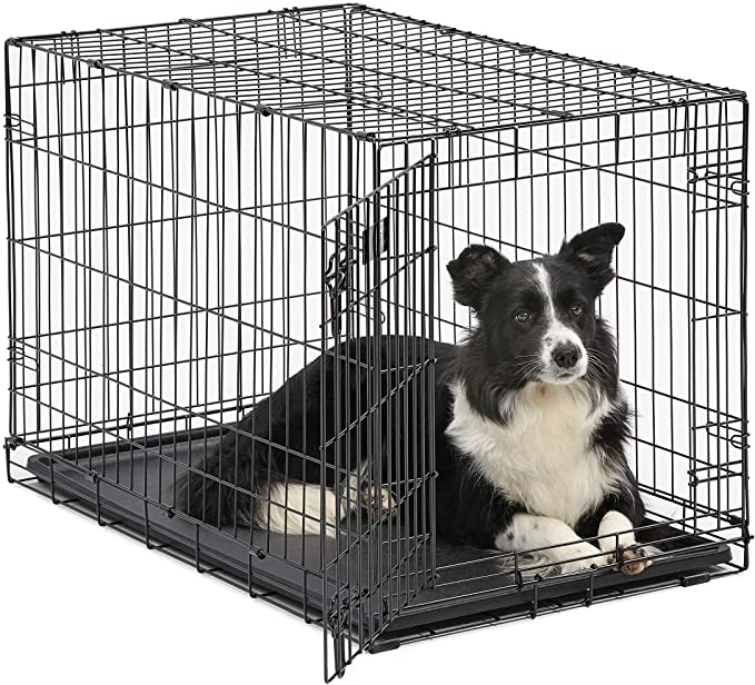 MidWest Homes for Pets iCrate, Single Door & Double Door Dog Crates - 36 x 23 x 25 inches