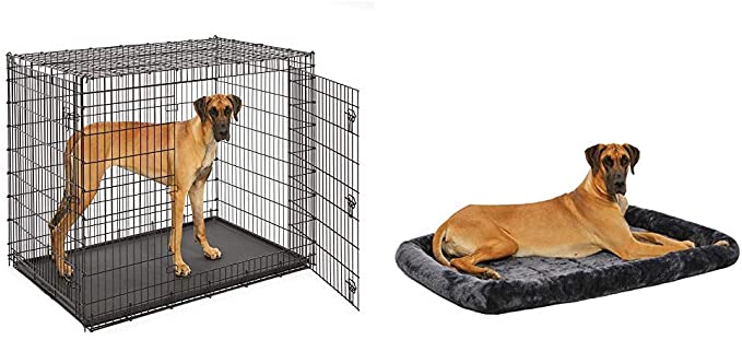 MidWest Homes for Pets XXL Giant Dog Crate w/Matching Crate Bed