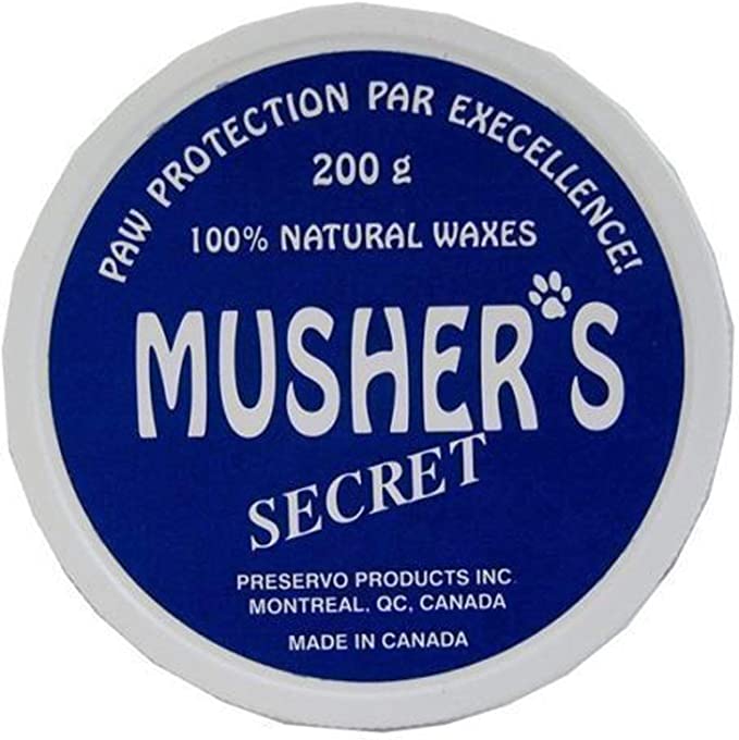 Musher's Secret Pet Paw Protection Wax Moisturizer Invisible Boots Snow (200g