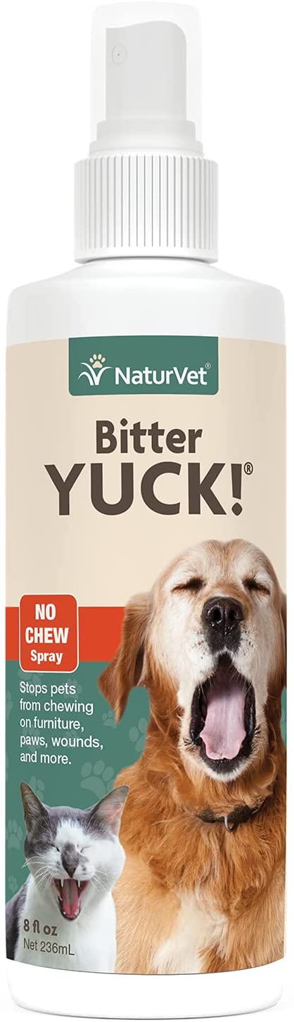 NaturVet " Bitter Yuck - No Chew Spray " Deters Pets from Chewing on Furniture