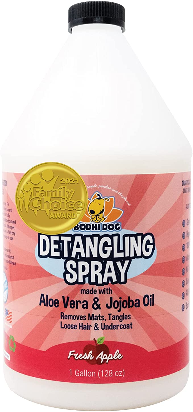 New All Natural Apple Detangling Spray | Remove Tangles While Dematting Dog and Cat Fur and Hair