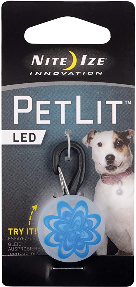 Nite Ize PetLit LED Collar Light, Dog Or Cat Collar Light, Replaceable Batteries