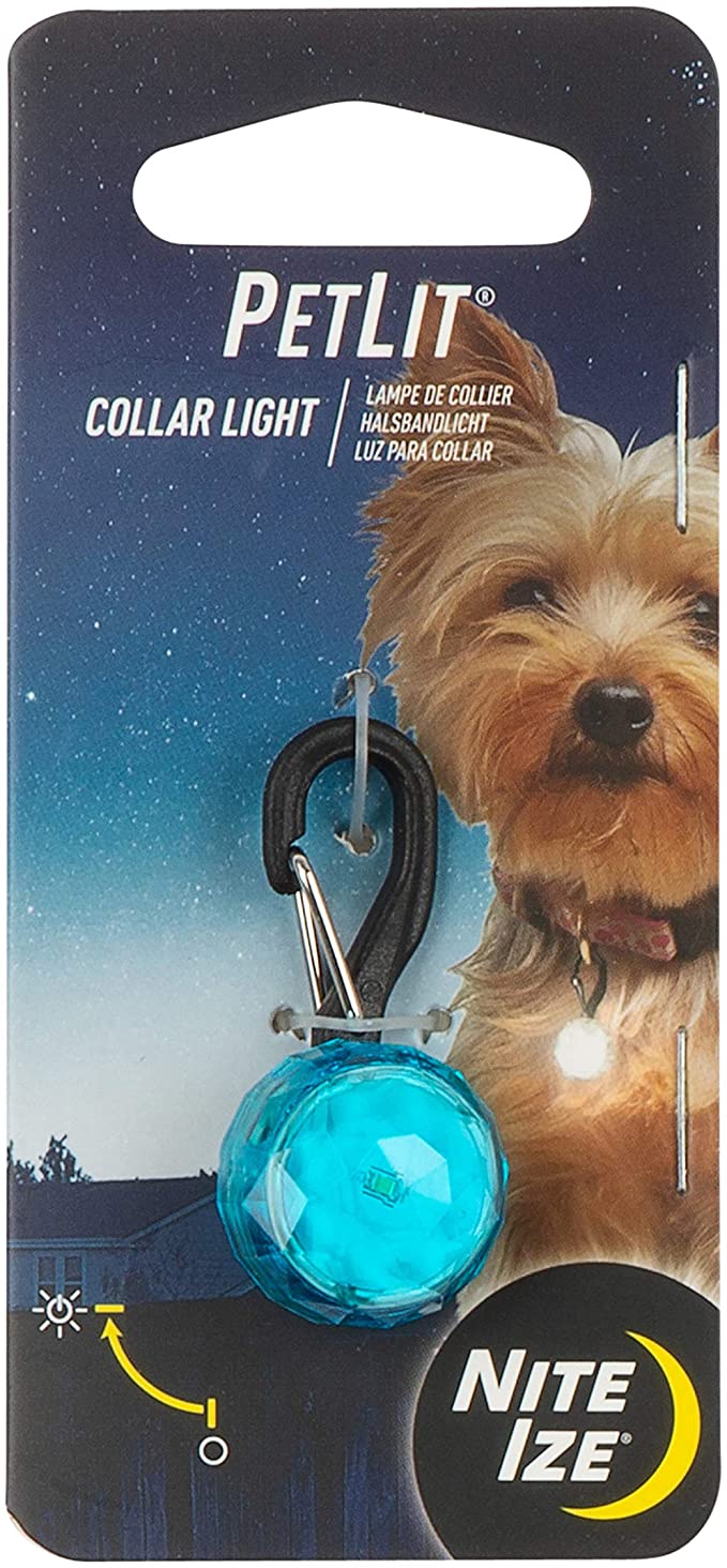 Nite Ize PetLit LED Collar Light for Dog or Cat with Replaceable Batteries