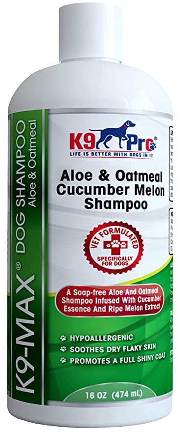 Oatmeal Dog Shampoo and Conditioner - For Dogs With Allergies And Dry Itchy Sensitive Skin. Best Hypoallergenic Medicated Tear Free Anti Itch For Puppy