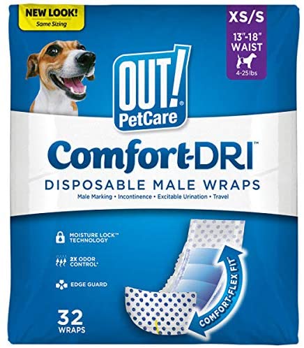 Out! Pet Care Disposable Male Dog Diapers