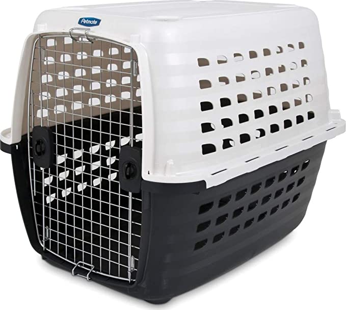 Petmate Compass Plastic Pets Kennel with Chrome Door - 36.1 x 23.3 x 26.7 i