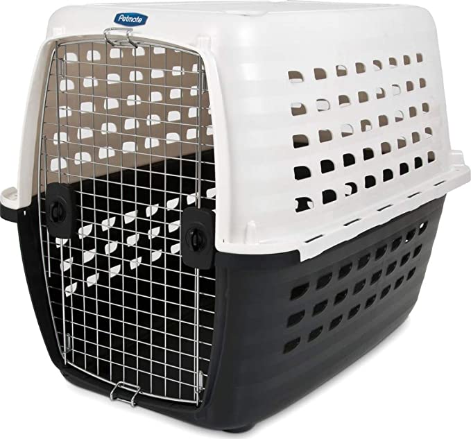 Petmate Compass Plastic Pets Kennel with Chrome Door - 40.1 x 26.1 x 29.7 i