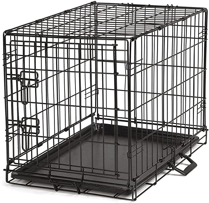 ProSelect Easy Dog Crates for Dogs and Pets - Black - 44.3 x 30 x 4.5 inch