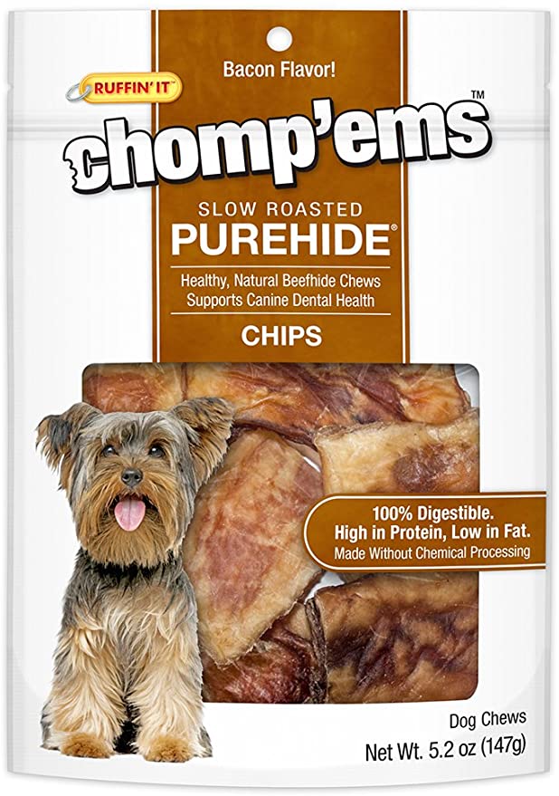 Ruffin' It Purehide Chips Healthy Natural Rawhide - Teeth