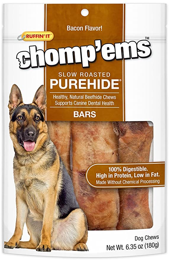 Ruffin' It Purehide Chips Healthy Natural Rawhide - Bars