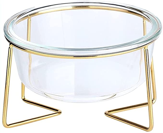 SHUILV Double Elevated Cat Bowls with Raised Stand