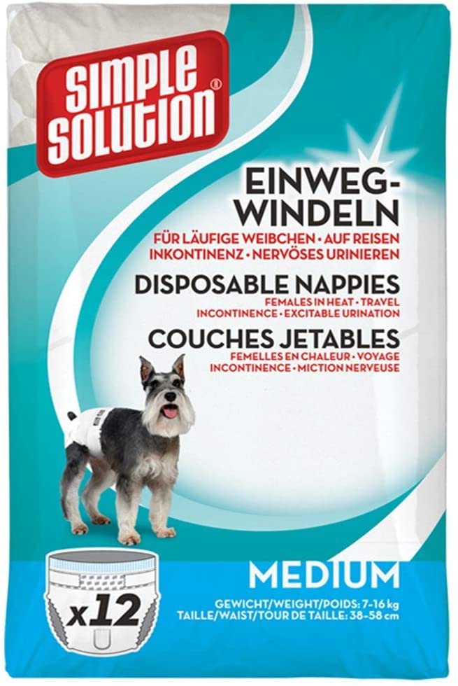 Simple Solution Hunde Windeln 12