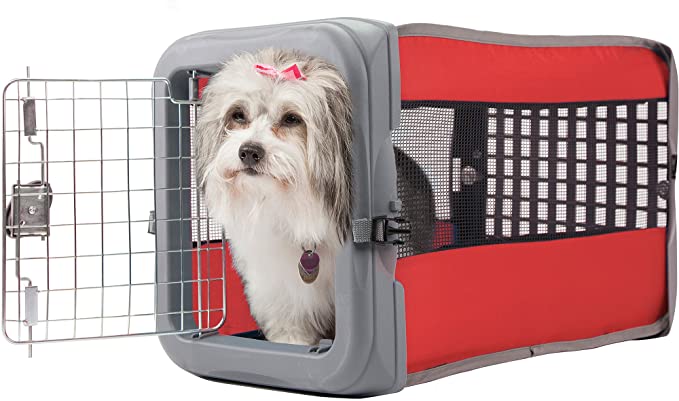 Small Pop Crate Red - Dog House Dogs Cats Houses Kennel Crate Play Pen Igloo Outdoor Indoor