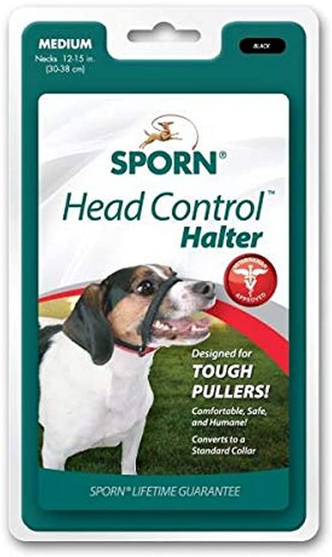 SPORN Head Dog Halter,Black