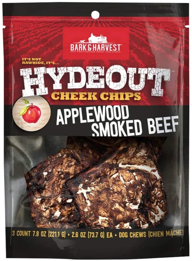 Superior Farms Pet Provisions Bark & Harvest HydeOut Cheek Chips Applewood Smoke Flavored