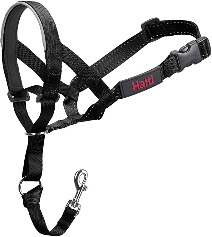 The Company of Animals Halti Head Collar, Head Halter Collar for Dogs, Head Collar to Stop Pulling for Dogs (Package May Vary)