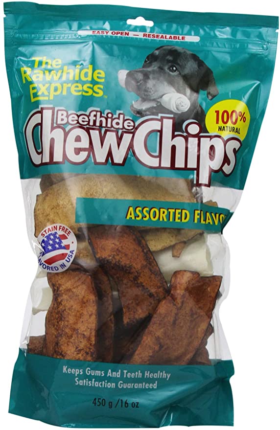 The Rawhide Express Assorted Flavors Strips/Chips Dog Chew