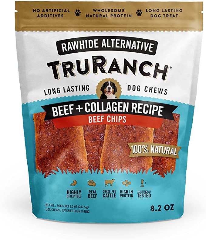 TruRanch Collagen Rawhide Alternative 6" Chips - Beef