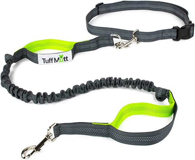 Tuff Mutt Hands Free Dog Leash for Running, Walking, Hiking