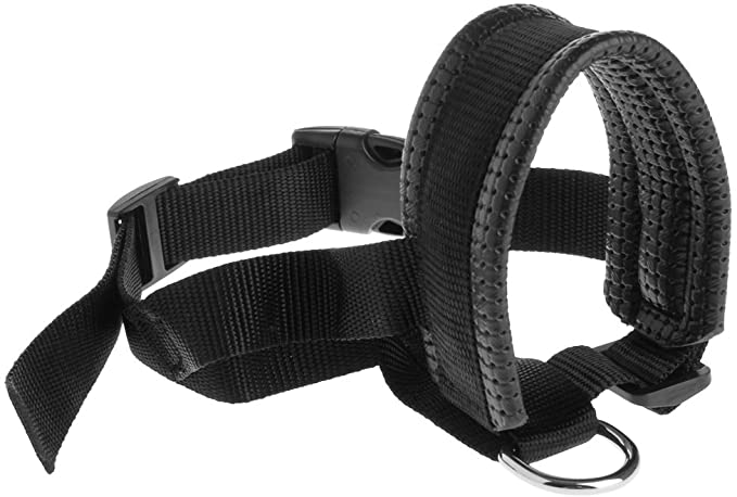 Unkows Pet Dog Padded Head Collar Gentle Halter Leash Leader Stop Pulling Training Tool,XX-Large